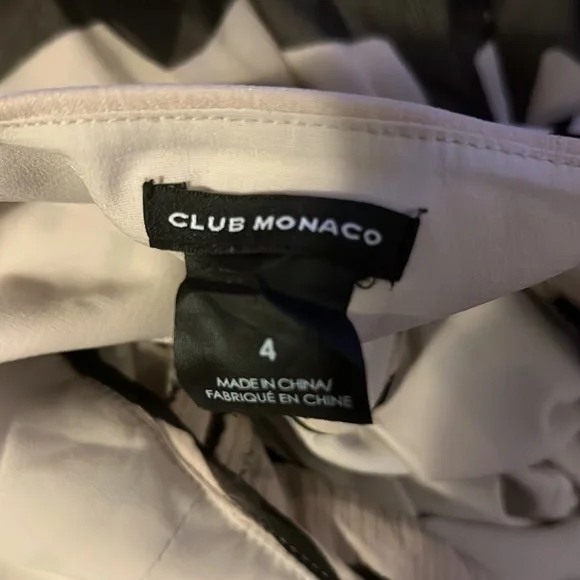 CLUB MONACO Hudson Dress Robe Silk Maxi Dress in Khaki /Black Size 4 - Picture 12 of 14